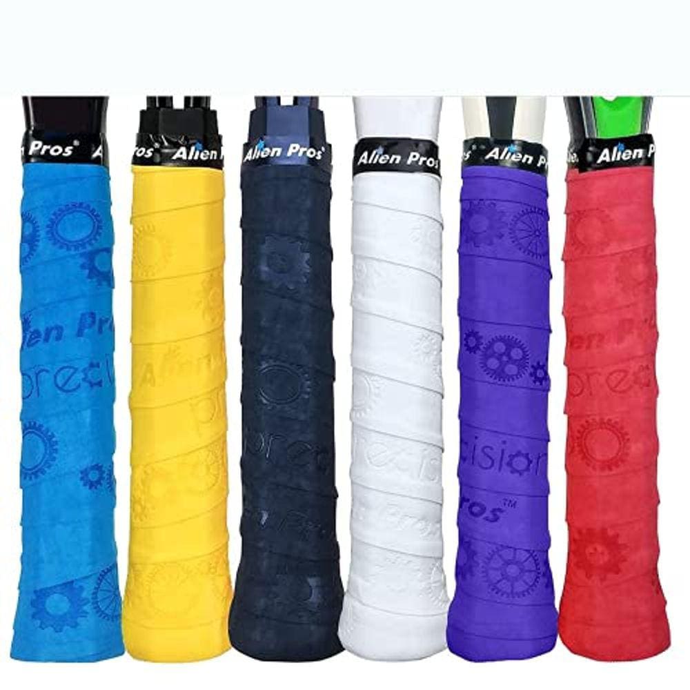 Adesivo para Raquete de Tênis Alien Pros – Overgrip Pré-cortado e Seco – Desempenho Aprimorado (6 unidades)