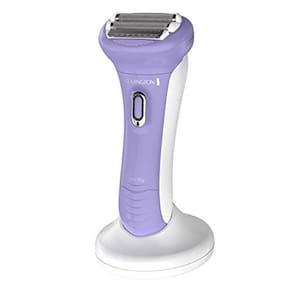 Barbeador Smooth & Silky Remington para Mulheres, Lâmina de 4 Folhas e Aparador de Biquíni, Roxo/Branco