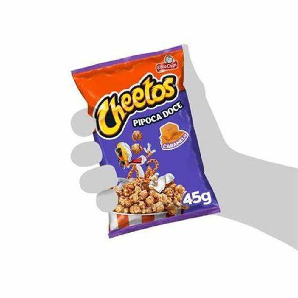 Kit 5 Salgadinho Cheetos Patas Anitta Cheddar Wow 61G