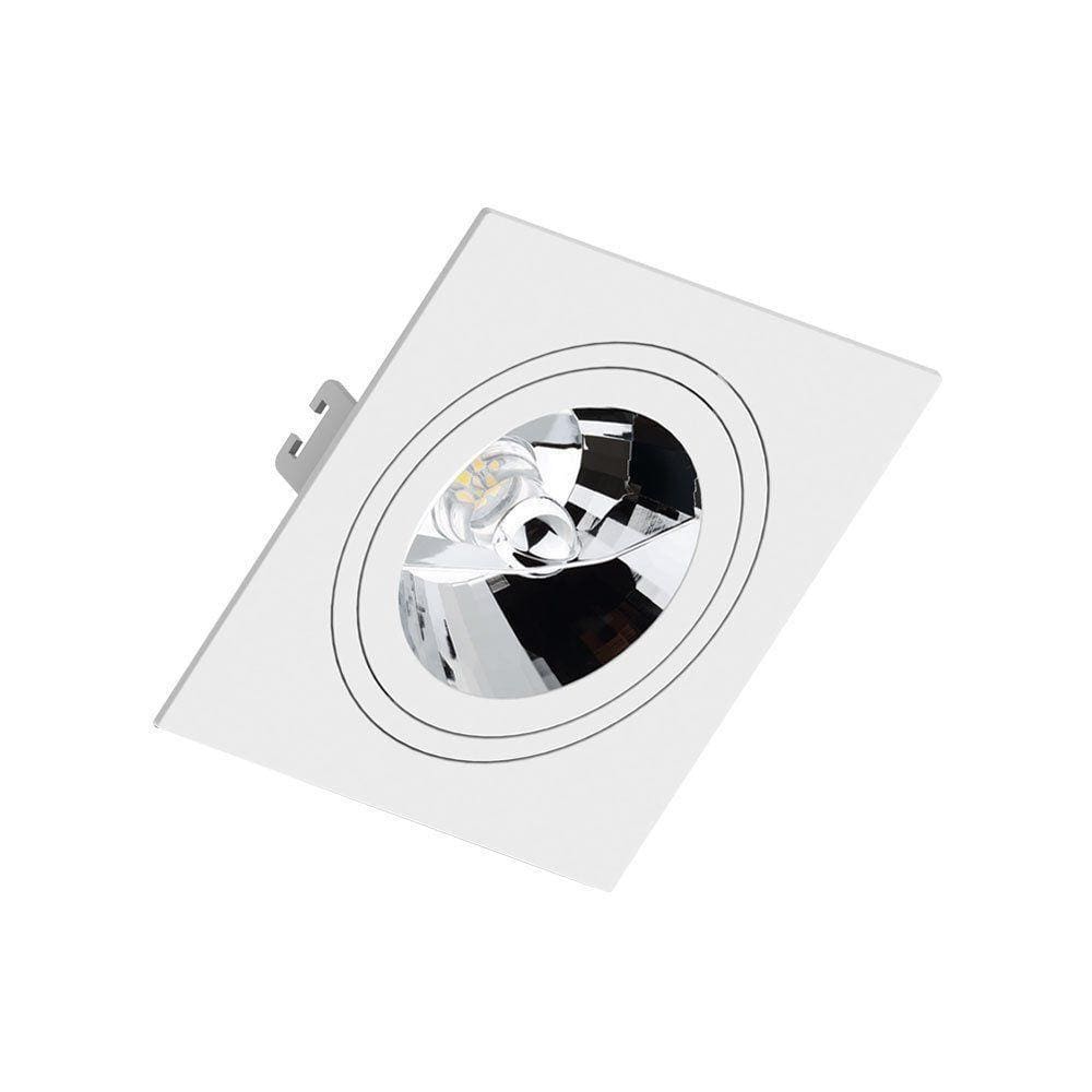 Embutido Face Plana Ar111 Branco