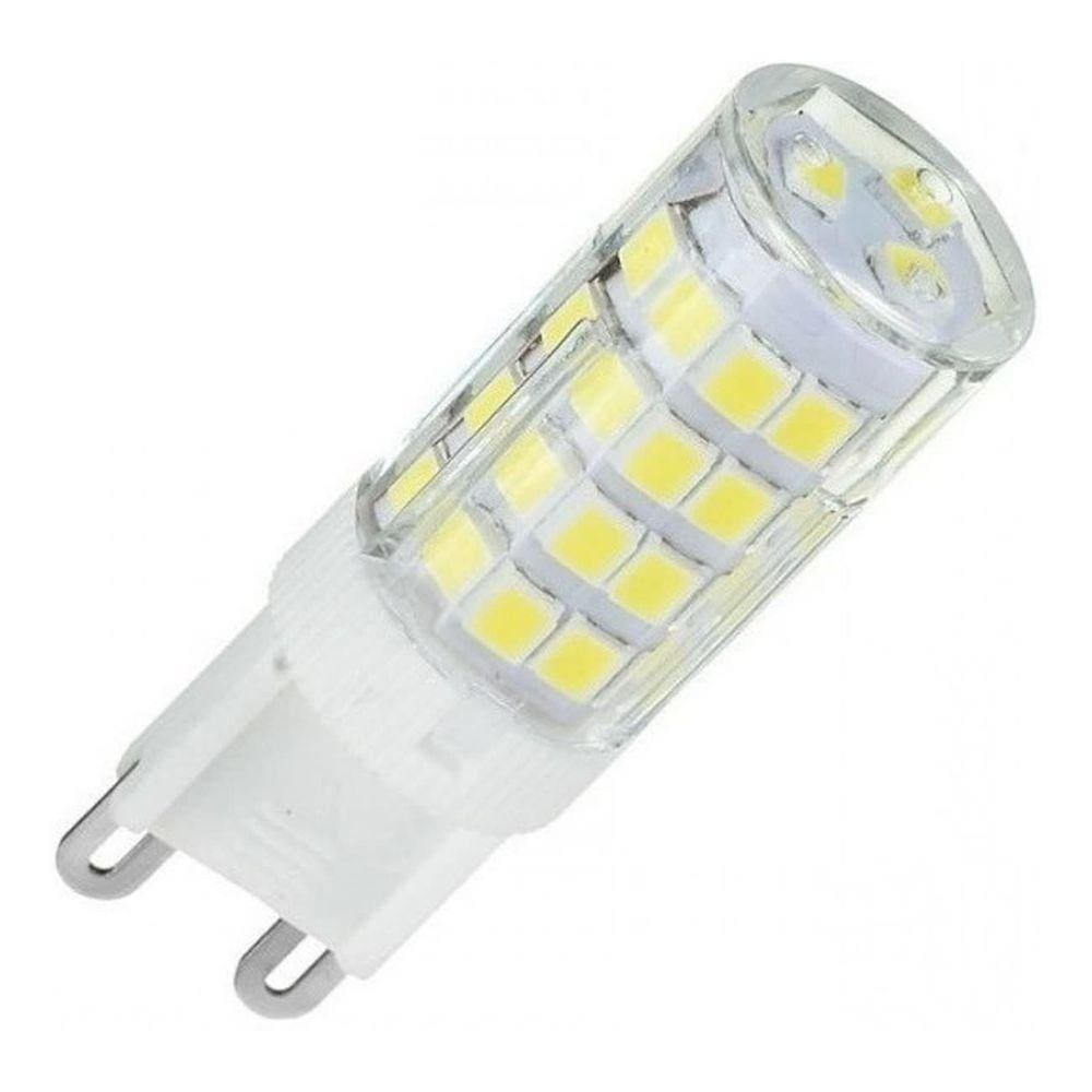 Lâmpada Led Arandela G9 5w Halopin Bipino Bivolt Branco Quente 3000k Arandela Muro Area Externa Exterior Interno Interi