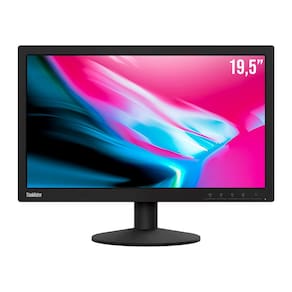 Monitor Lenovo 19,5"LED ThinkVision E20-1B 63A0KAR1BR Vga/ Hdmi / Vesa Widescreen Preto