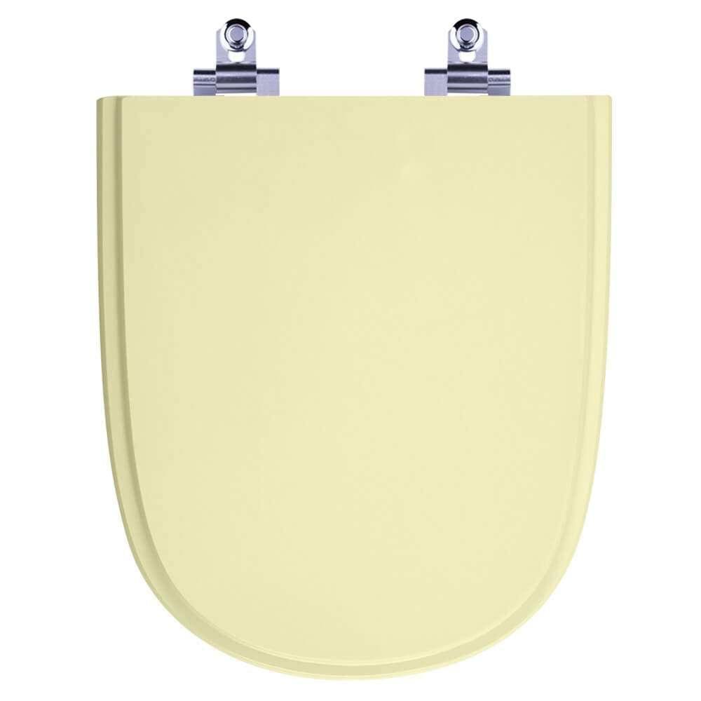 Tampa de Vaso Sanitário com Amortecedor Ezedra Bone (Bege) para bacia Ideal Standard