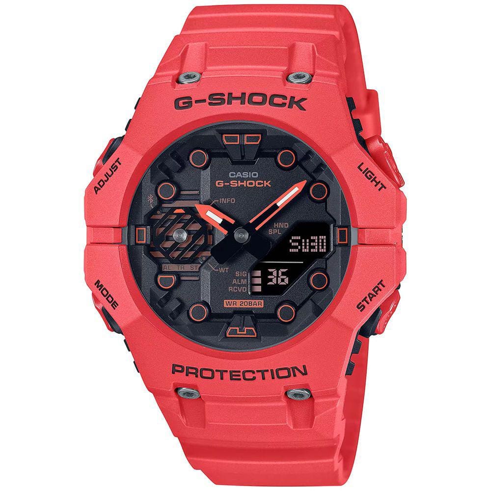 Relógio CASIO G-SHOCK anadigi red masculino GA-B001-4ADR