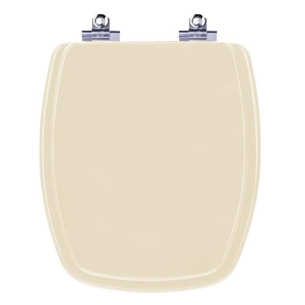 Assento Sanitário Laqueado Soft Close Laguna Marfim (Bege) para vaso Hervy