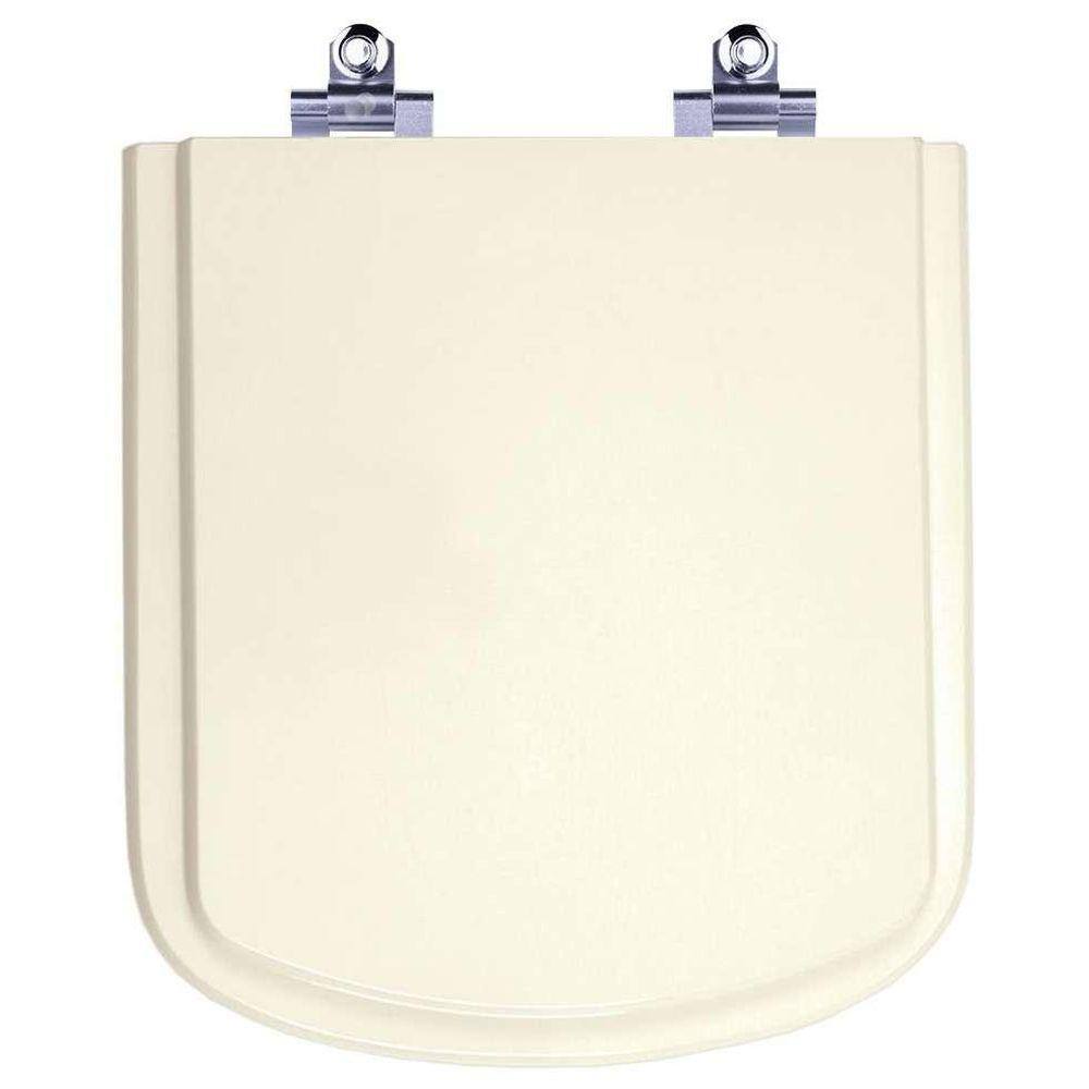 Assento Sanitário Laqueado Soft Close Lirio Marfim (Bege) para vaso Fiori