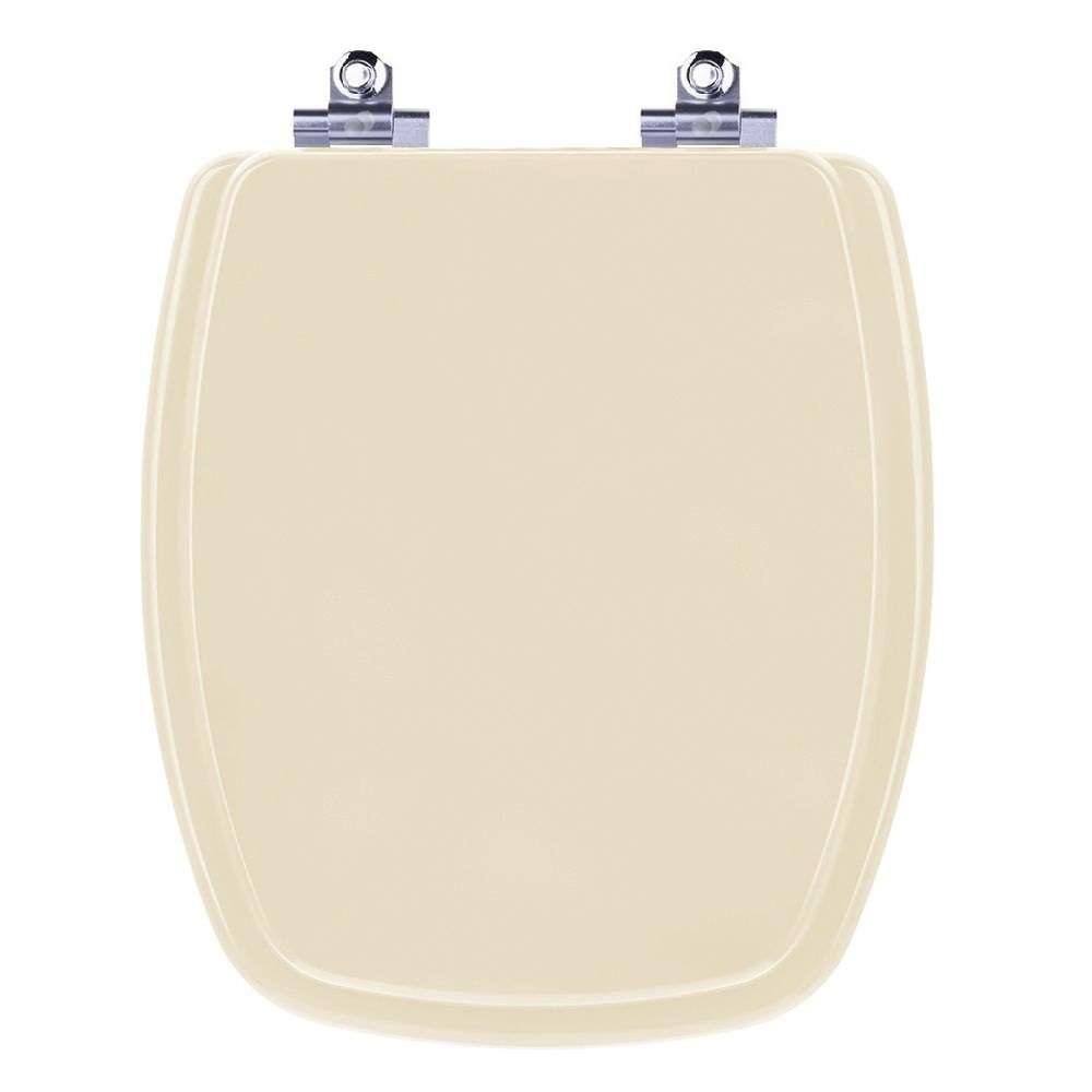 Assento Sanitário Laqueado Soft Close Laguna Marfim (Bege) para vaso Hervy