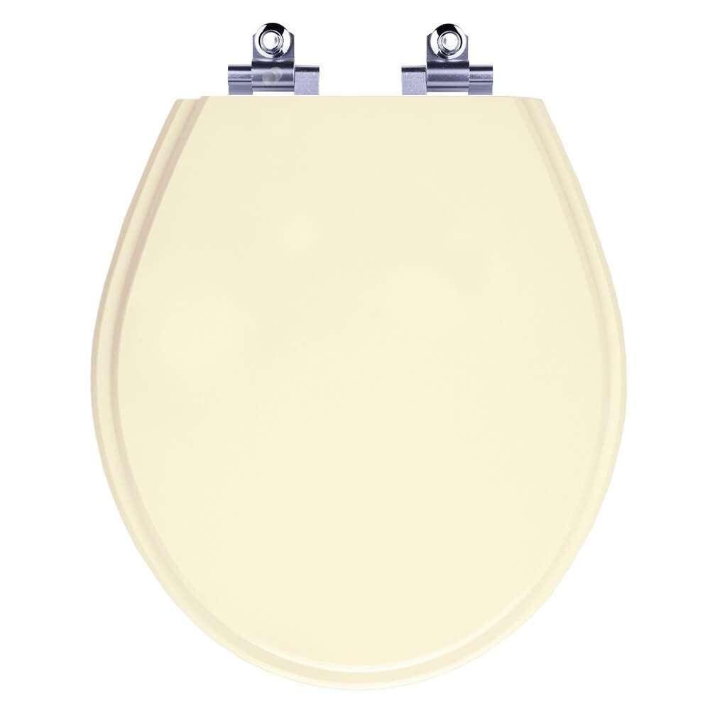 Assento Sanitário Laqueado Soft Close Carina Bone (Bege) para vaso Ideal Standard