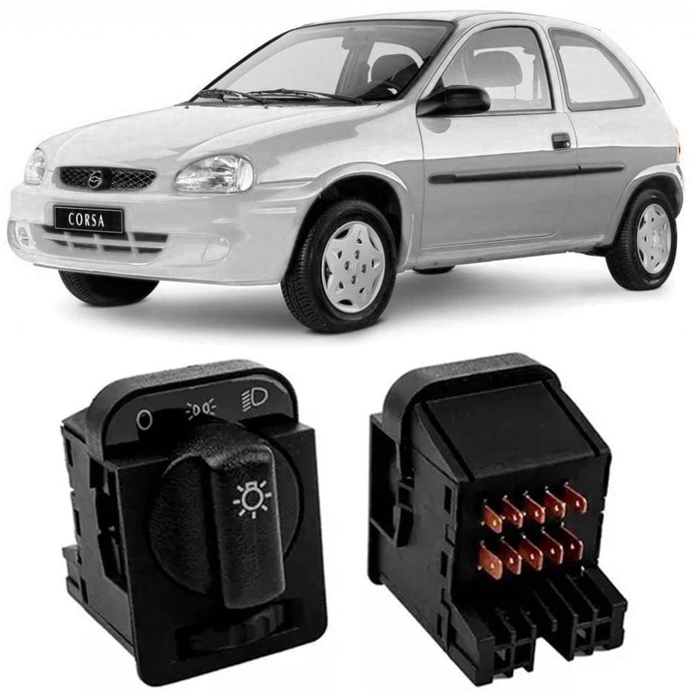 Botão Interruptor Painel Luz Farol Corsa 92 a 2012 Marilia