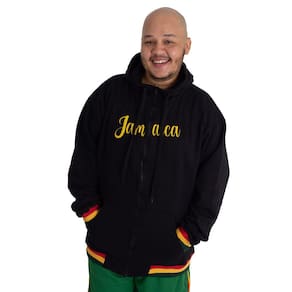 Jaqueta Moletom Masculina Plus Size M10 Dunk Jamaica
