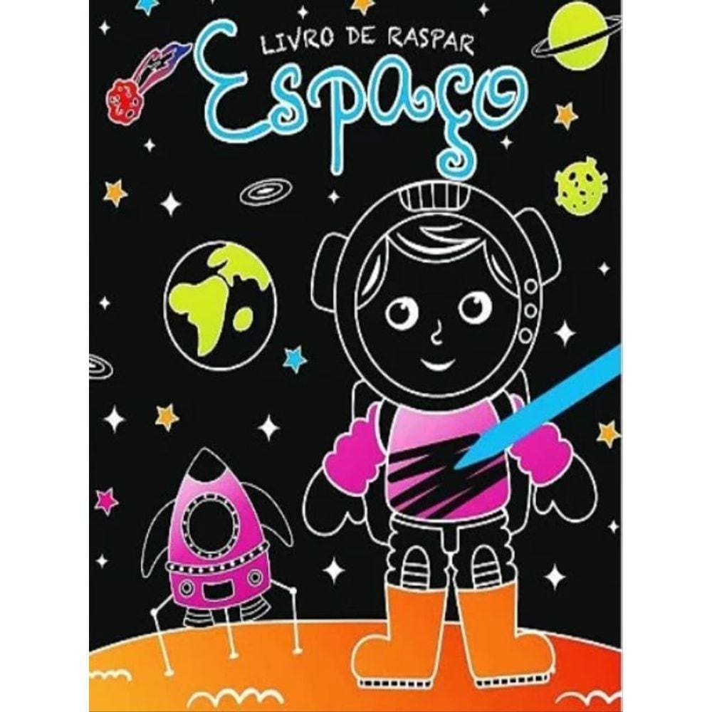 Livro De Raspar - Espaço