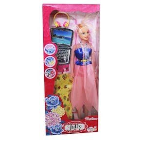Boneca Brinquedo 28Cm Com Acessórios Presente Menina Criança
