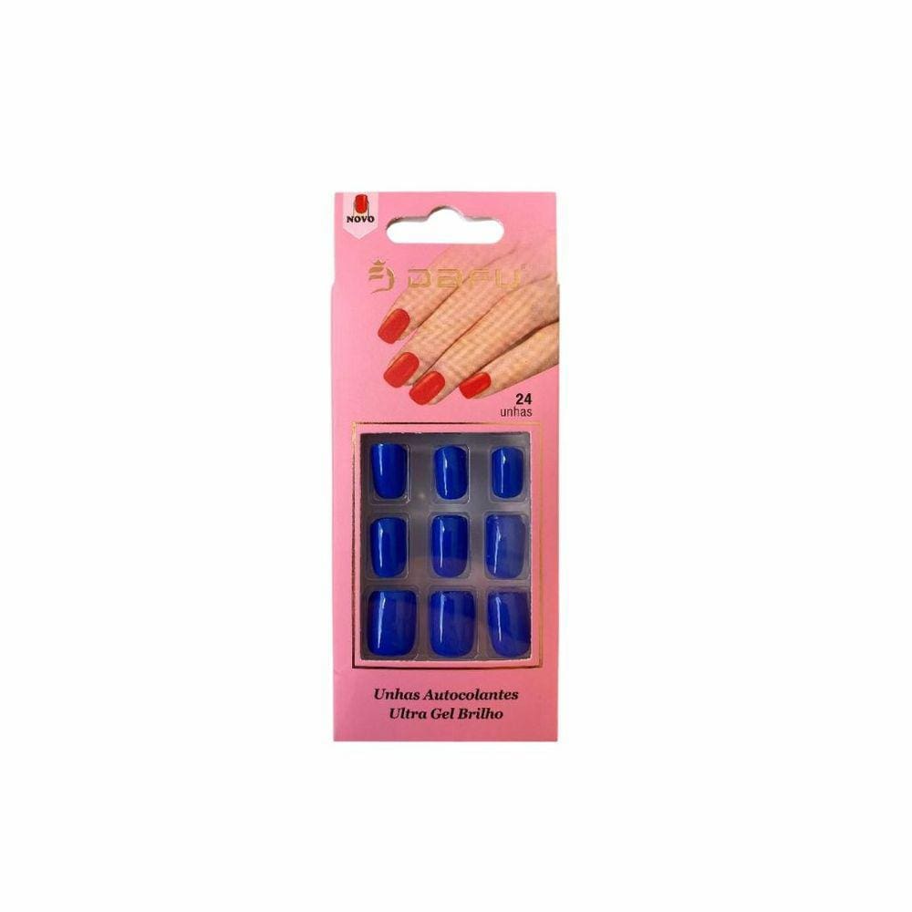 Unhas Postiças Dafu Autocolantes Com 24 Df-Up067003-09