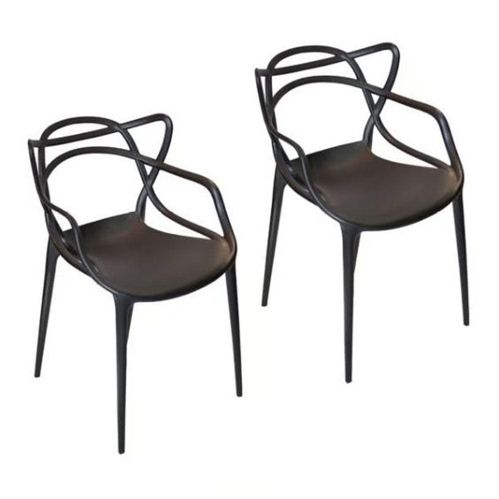 Kit - 2 X Cadeiras Allegra - Preto