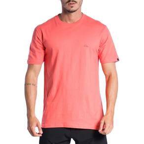Camiseta Quiksilver Embroidery SM24 Masculina Vermelho Claro