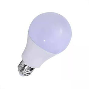 Lâmpada Led 15w Bulbo Branco Frio Soquete E27 Louça Bivolt 110/220 Sala Quarto Cozinha Corredor Garagem Comercio Galpão Oficina Açougue Loja