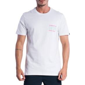 Camiseta Quiksilver Taking Roots SM24 Masculina Branco