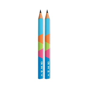 Kit Lapis Escolar Preto Triangular Big Jumbo Grafite HB Cis