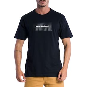 Camiseta Quiksilver Omni Rectangle SM24 Masculina Preto