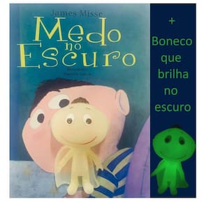 Conjunto - Medo No Escuro Com Boneco Que Brilha