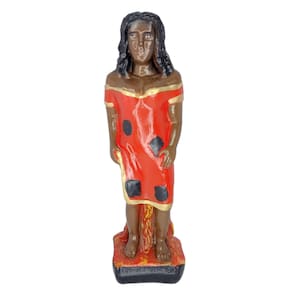 Estatua Imagem Pomba Gira Maria Maria Mulambo 20cm Gesso