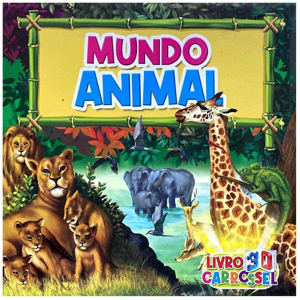 Livro 3D Carrossel - Mundo Animal