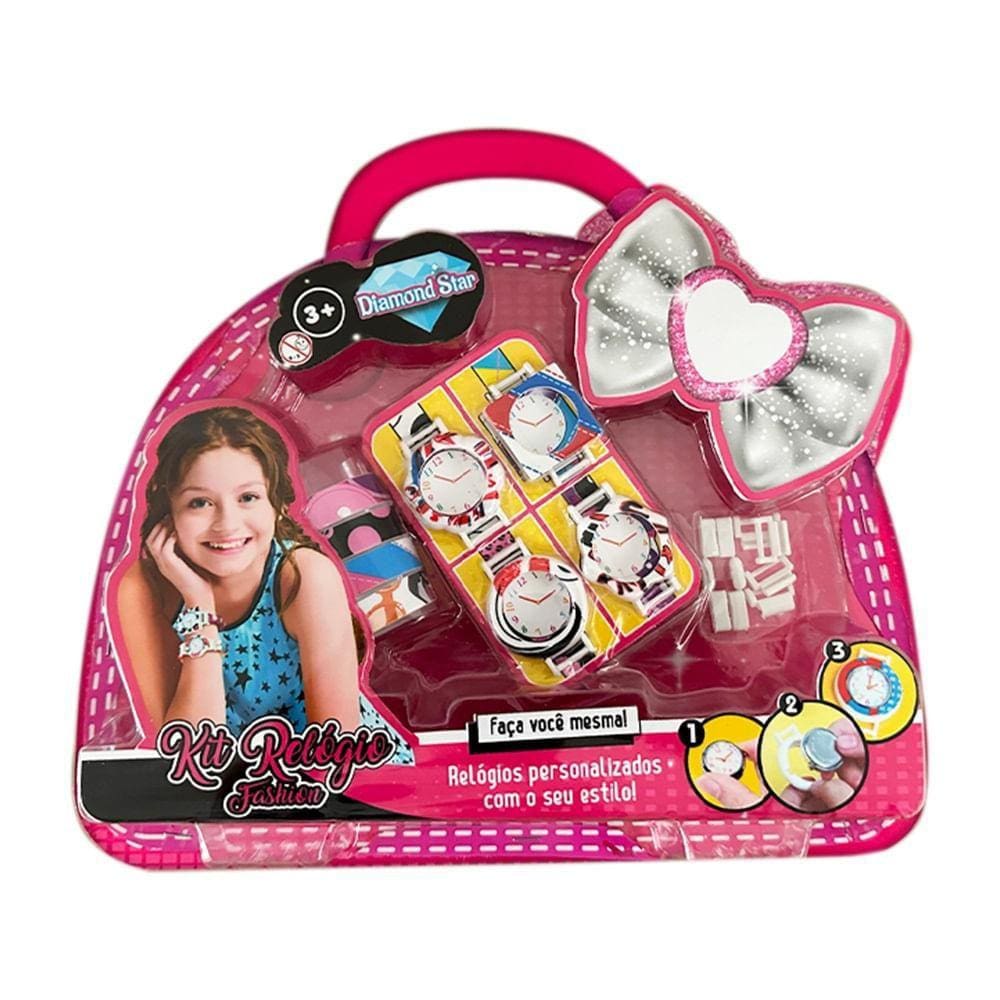 Conjunto Relógio Fashion com Acessórios - BBR Toys