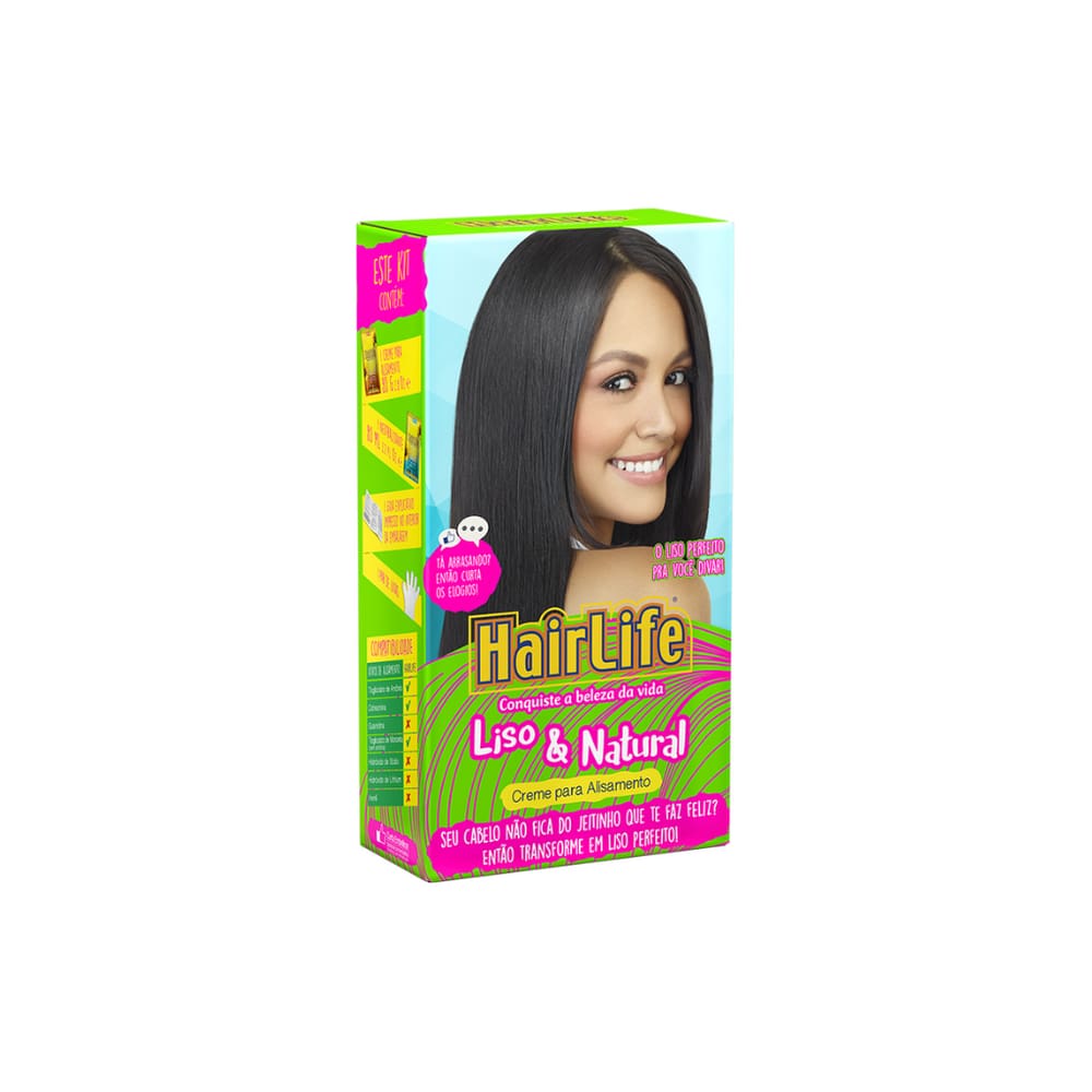 Creme Alisante Hairlife Liso 180g