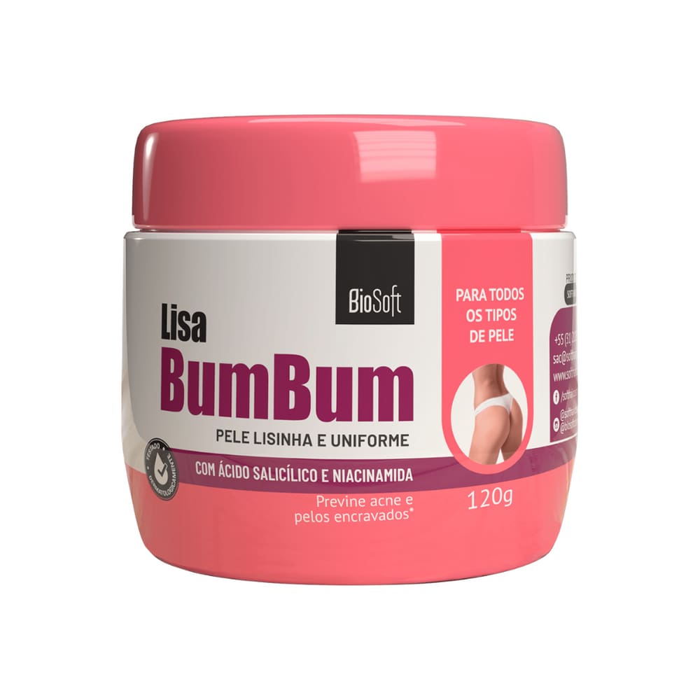 Creme Soft hair 120 G Lisa Bumbum Bio Soft