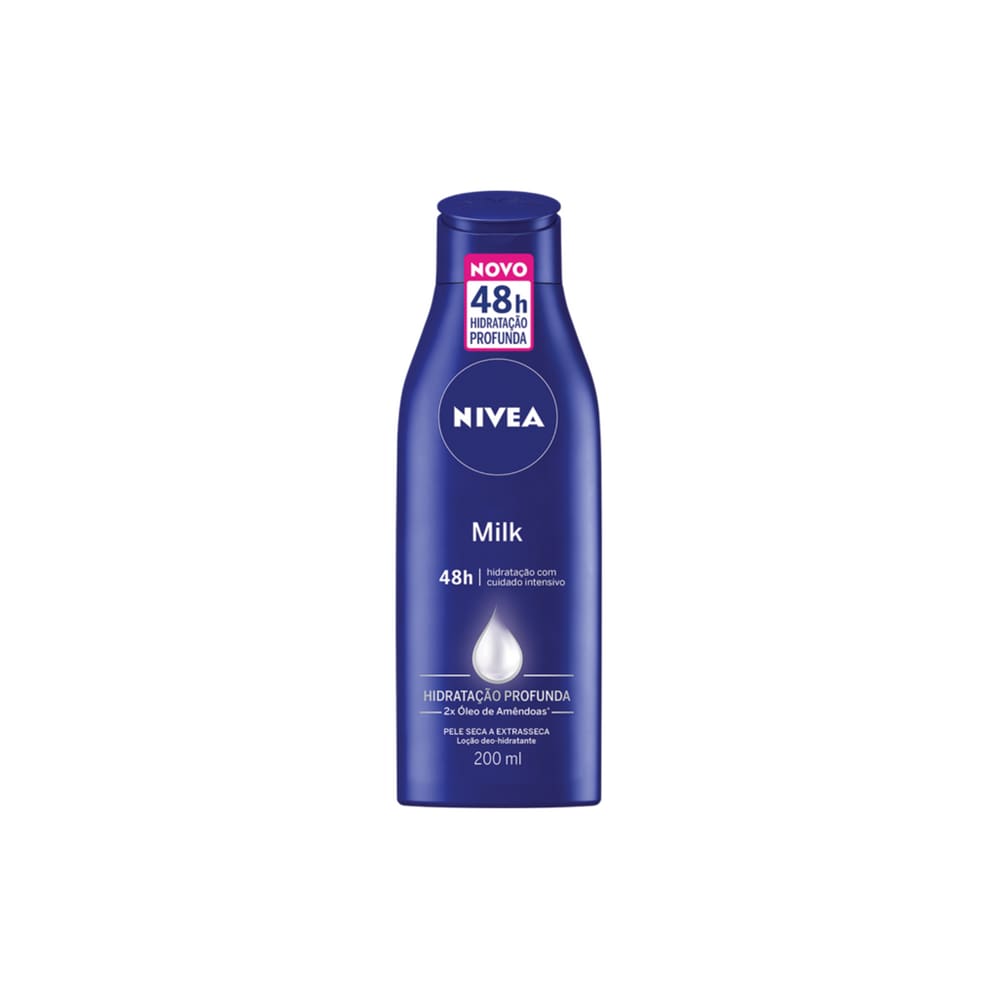 Hidratante Corporal Nivea 200ml Milk Extra Seca