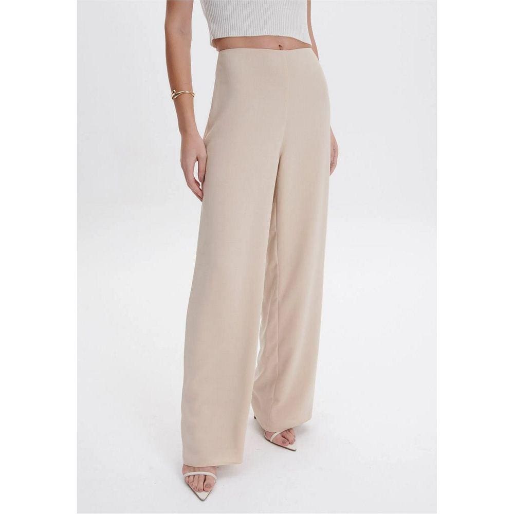 Calca Wide Leg Cintura Media Myft Feminino