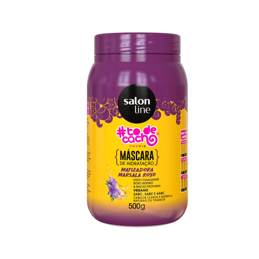 MASCARA SALON LINE 500g TODECACHO MATIZADORA MARSALA