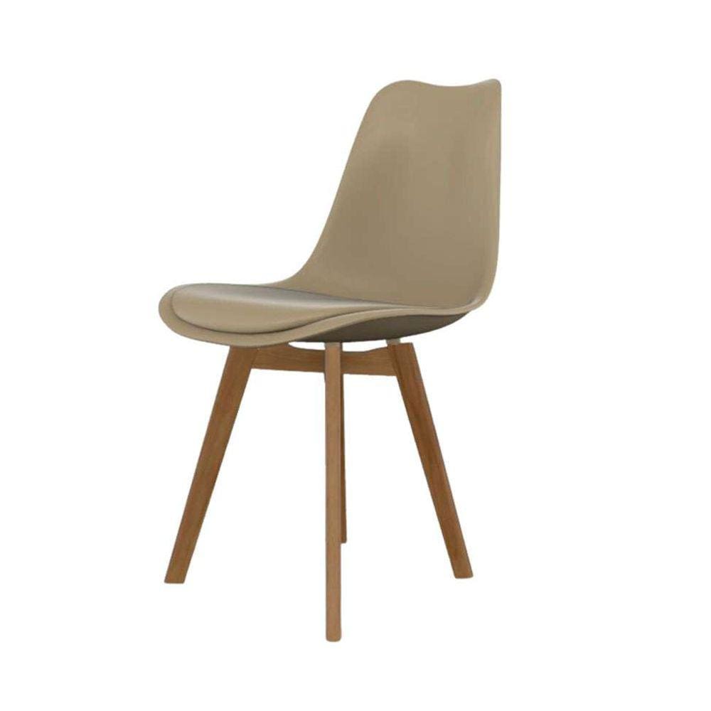 cadeira saarinen wood nude