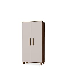 organizador de sapato com 5 prateleira 2 porta cor Malbec/OffWhite