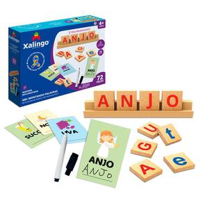 Jogo Abc Montando Palavras Ii 72 Peças Xalingo