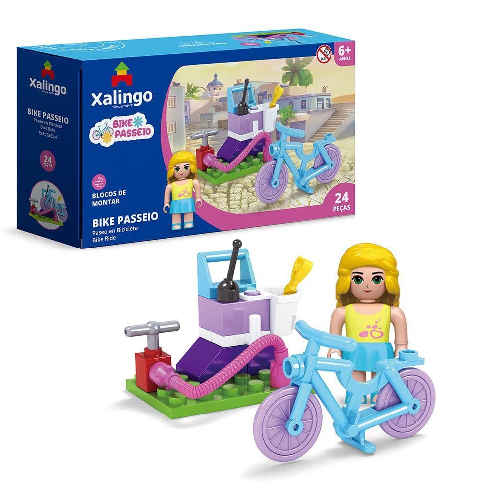 Blocos de Montar Mundo Encantado - Bike Passeio 24 Peças