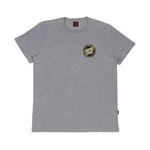 Camiseta Santa Cruz Screaming 50 SS Masculina Cinza Mescla
