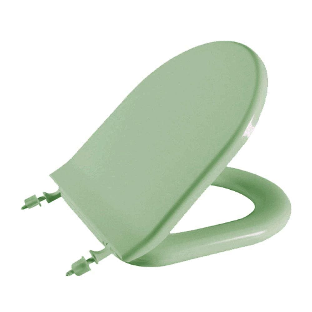 Assento Sanitário Calypso Verde Água Tampa para Vaso Incepa Almofadado