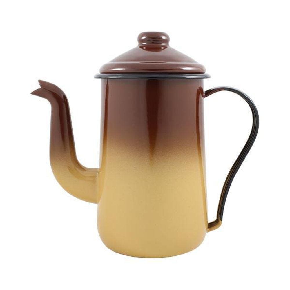 Bule Esmaltado Tradicional 1,5 Litros - Marrom - Ewel