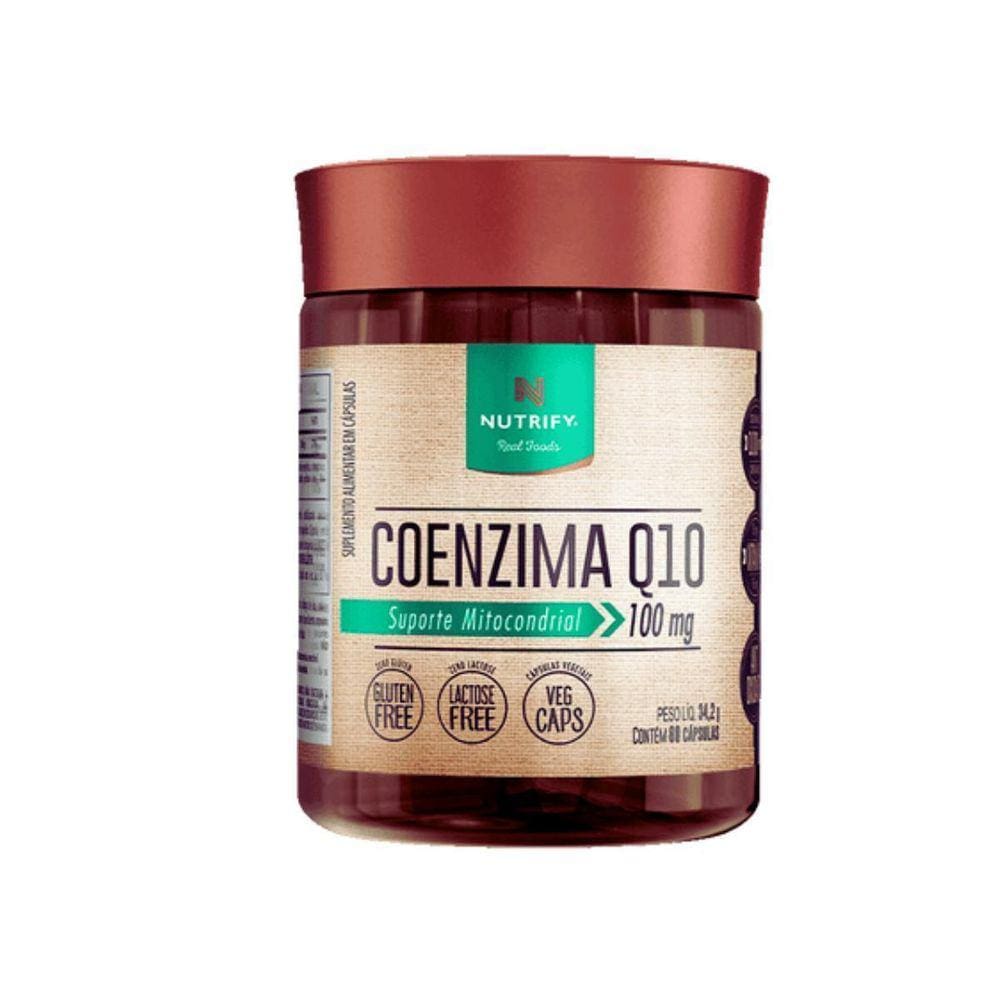 Coenzima Q10 Nutrify 100mg: Energia E Suporte Mitocondrial