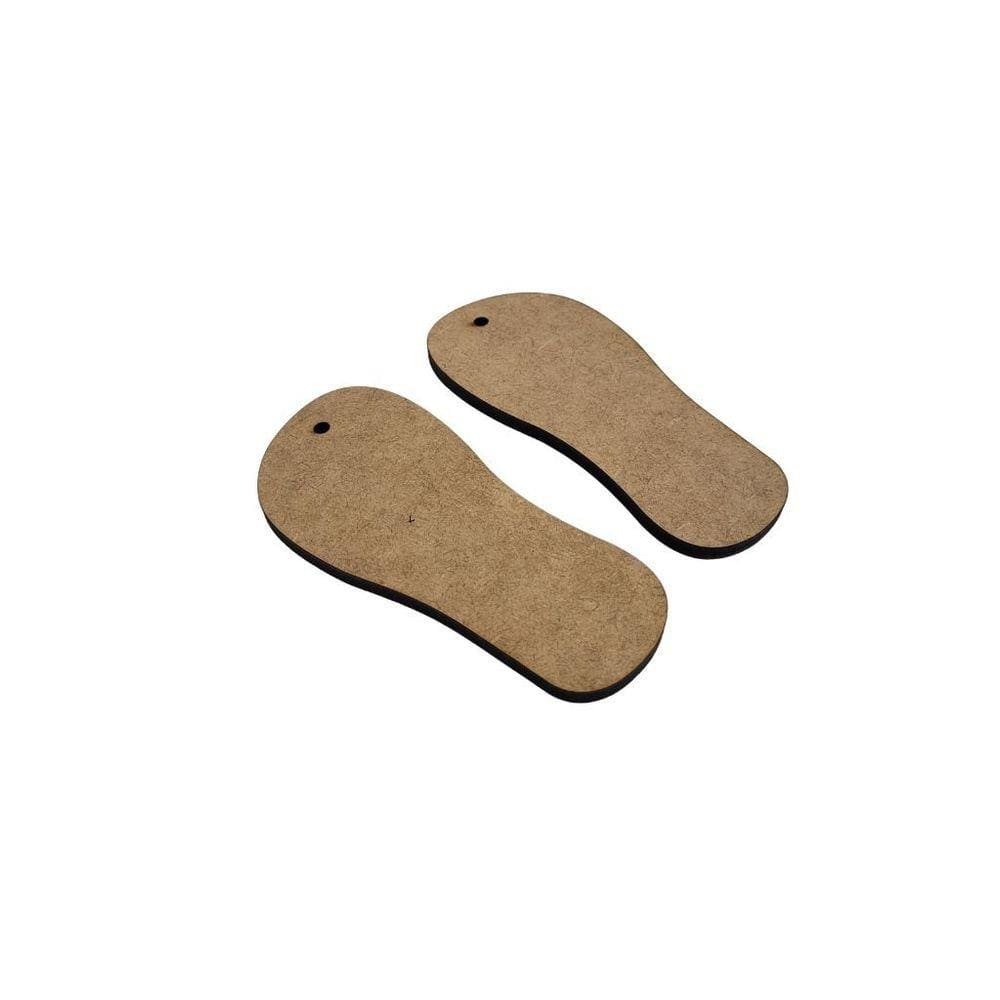 Par sola chinelo para placas náuticas 15cm mdf 6mm- Jeito Próprio Artesanato