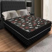 Cama Box Conjugada Casal 138x188x43Cm Ortopédica Colchão Unificado