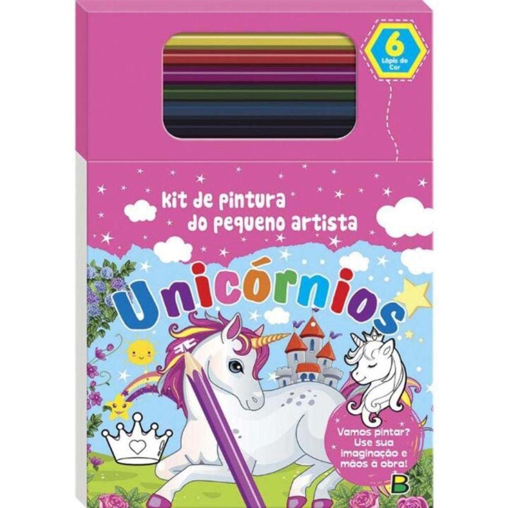 Kit de Pintura do Pequeno Artista: Unicórnios