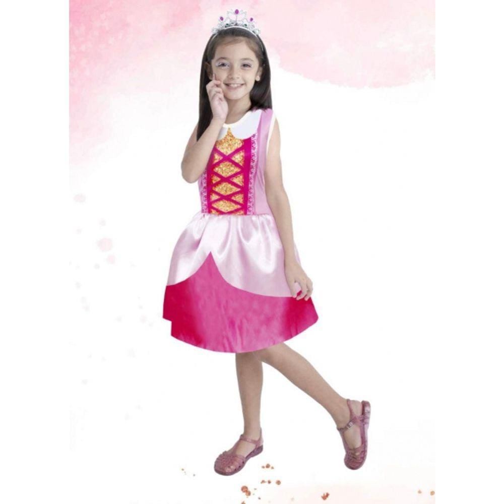 Vestido Fantasia Infantil Princesa Sofia Longo