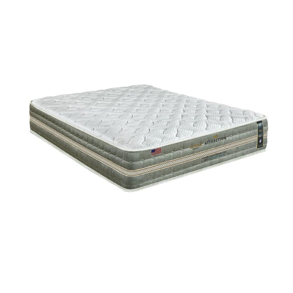 Colchão Queen Koil Mola Ensacada Attraction 27x158x198cm Cinza/Branco