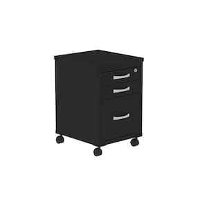 Gaveteiro Volante 3 Gavetas GVPS03P25TUB Preto
