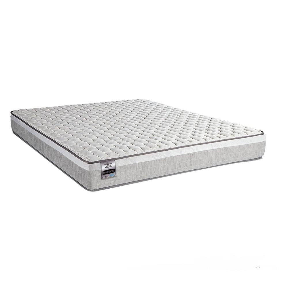 Colchão Casal Inducol Mola Ensacada Hanover 22x138x188cm Cinza/Branco