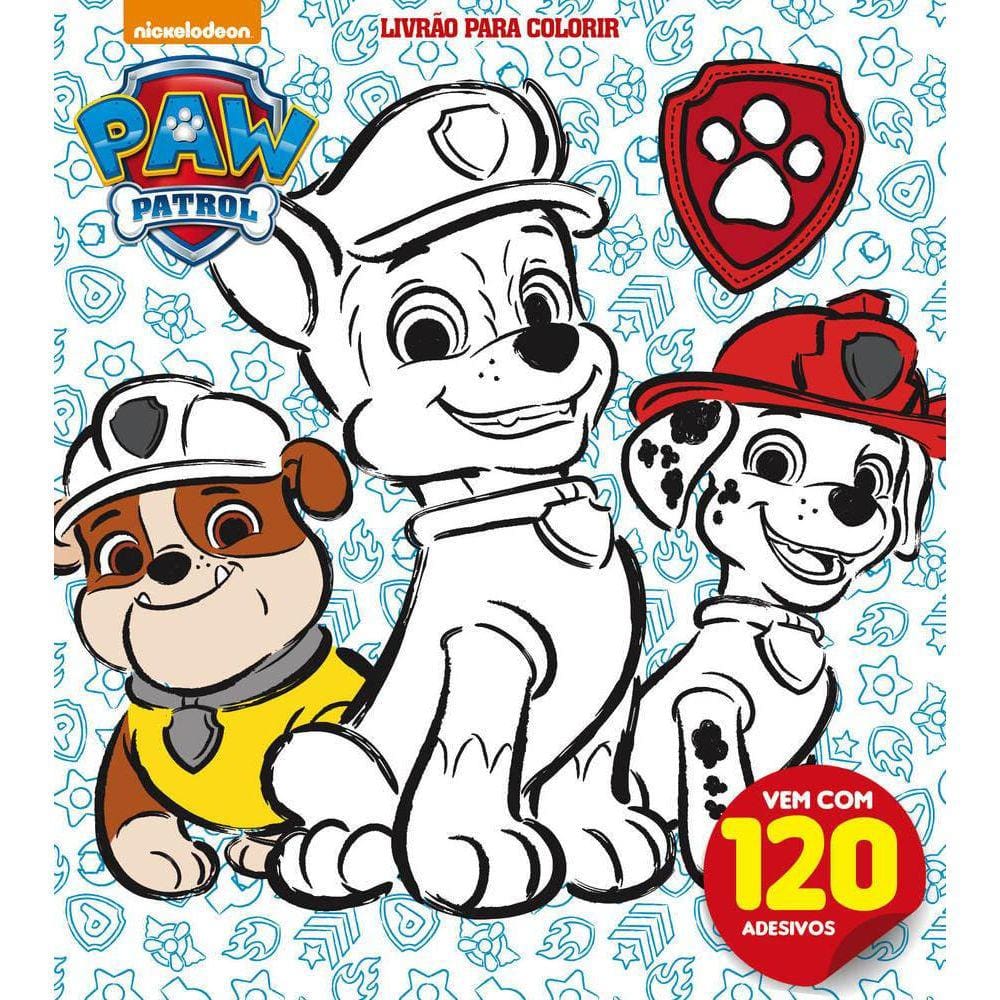 Livro - Patrulha Canina - Colorir oficial: Uma superaventura do dia das  bruxas com os filhotes da patrulha canina!