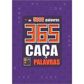 365 Caca Palavras - Capa Roxo