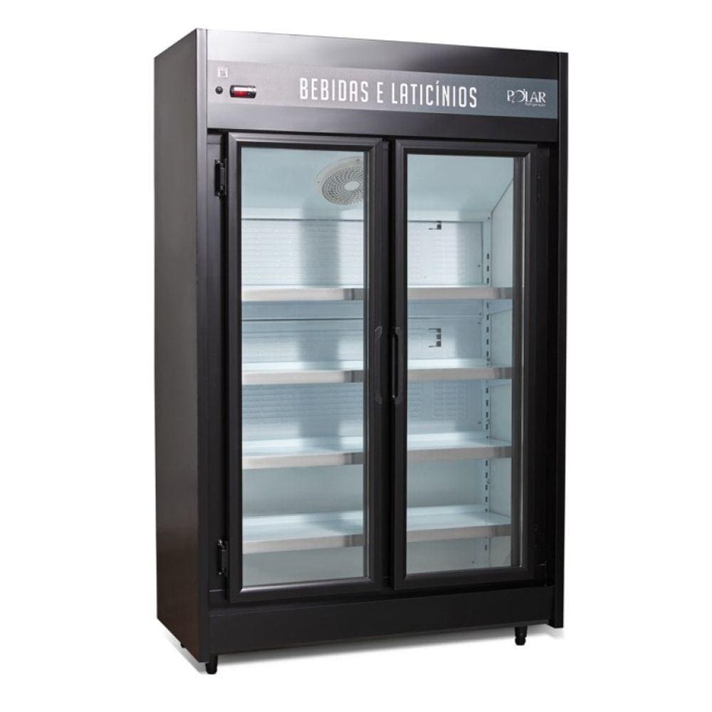 Expositor Refrigerado Auto Serviço Polar 1.25m 2 Portas PEVCA-127v